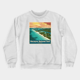 Retro Biscayne National Park Crewneck Sweatshirt